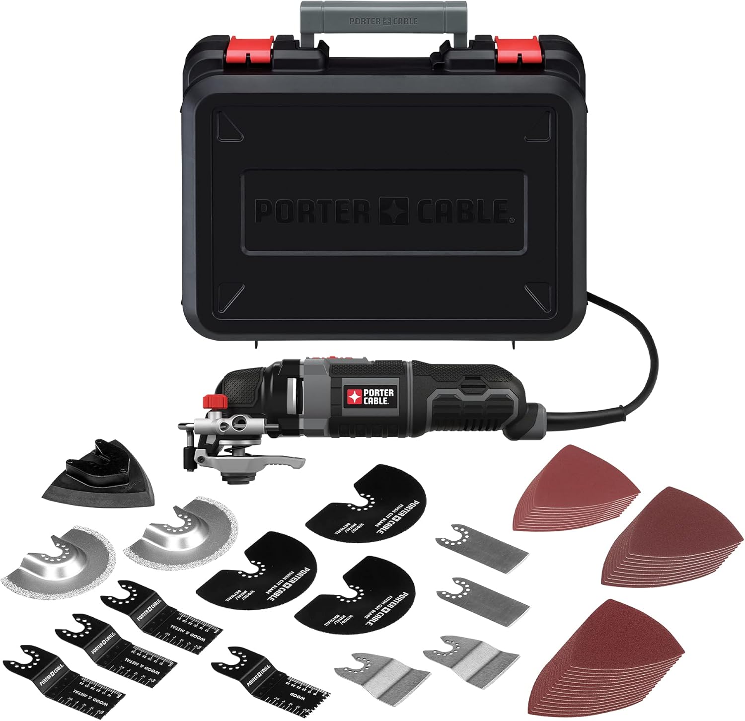 Oscillating Tool Kit, 3-Amp, 52 Pieces E790