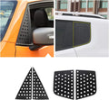 Car Front & Rear Window Triangle Glass Panel Cover Trim for Jeep Renegade 2015-2020 Pack of 2 Y829