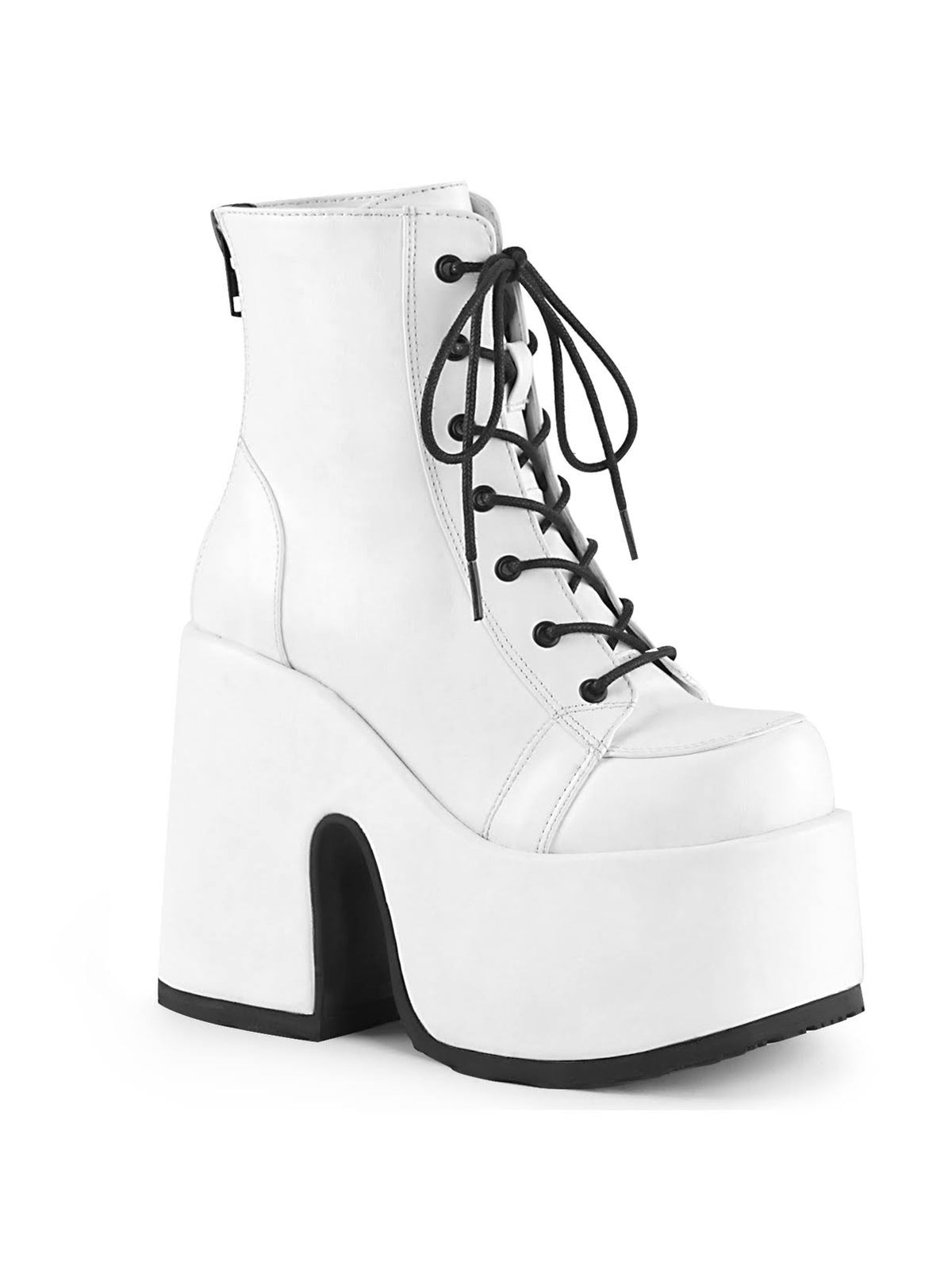 White Vegan Leather Shoes J9934