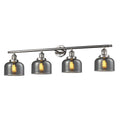 4 Light Large Bell 44 inch Adjustable Bathroom Fixture in Polished Nickel P43514