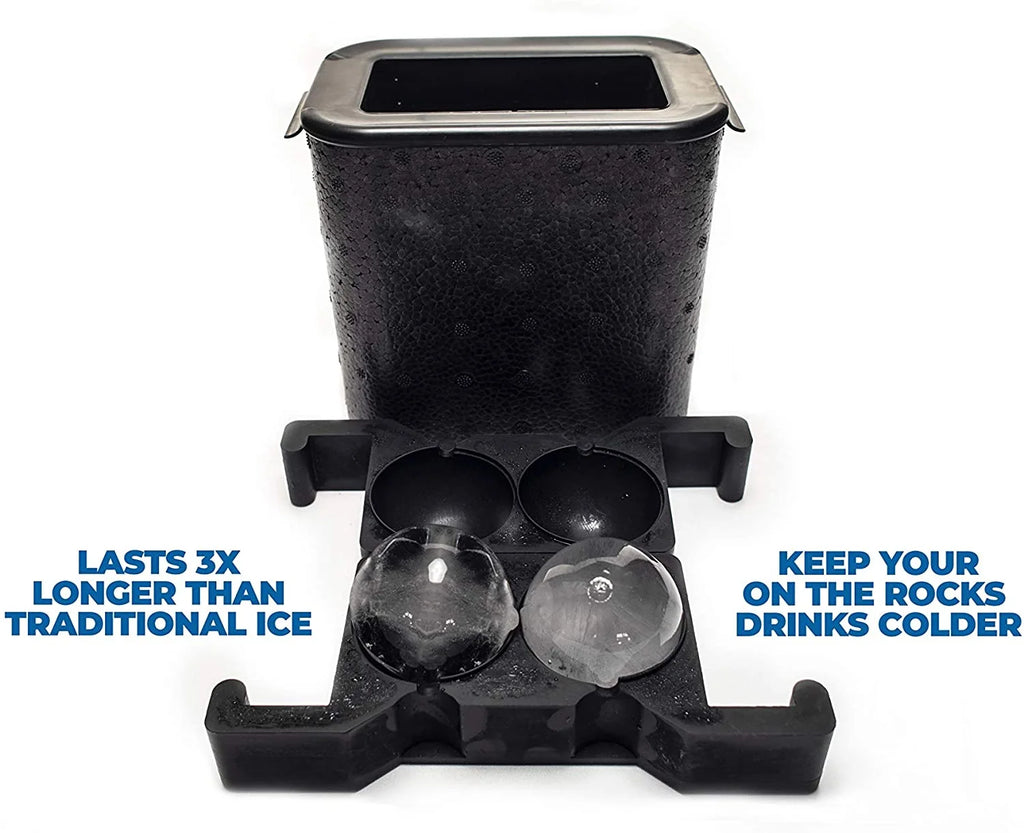 Round Ice Cube Mold Whiskey Ice Ball Maker Sphere Ice Cube Tray X222
