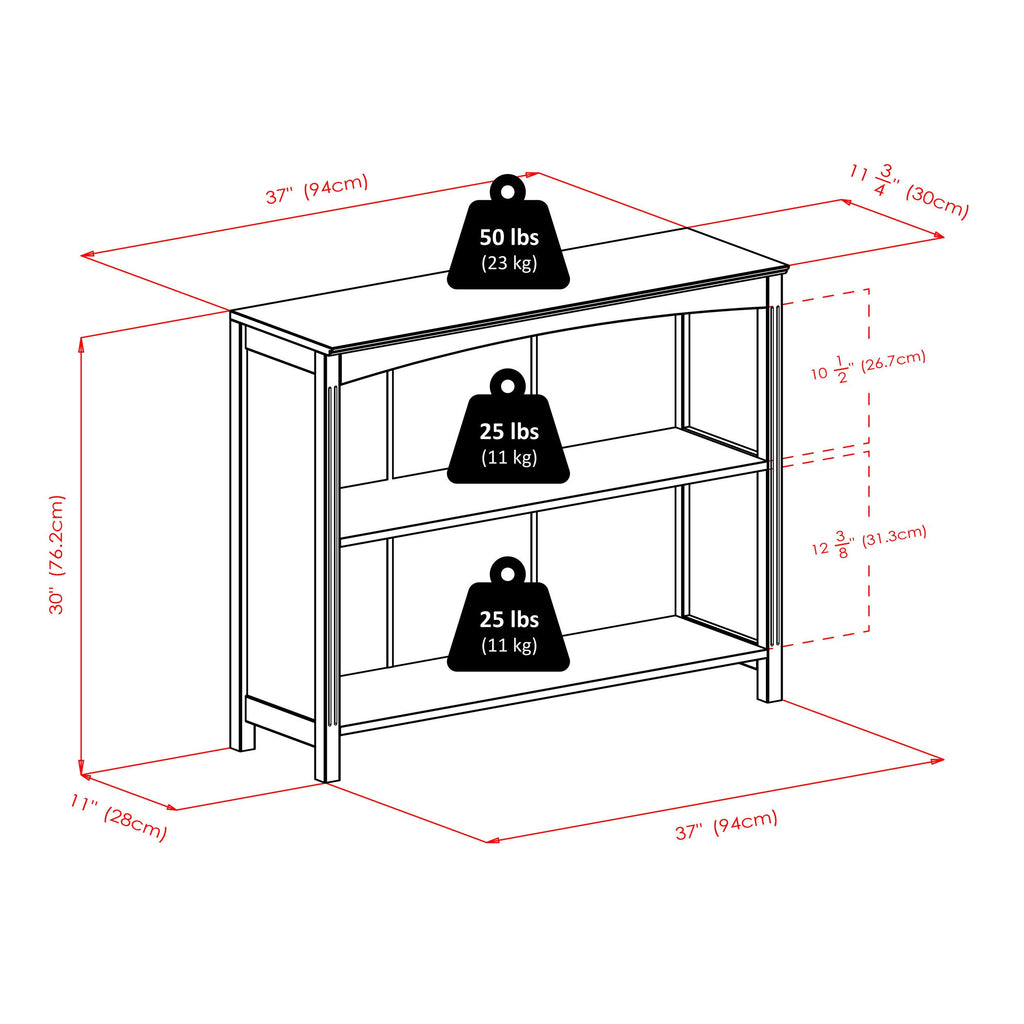 Espresso 5 Tier Storage Shelf S709542