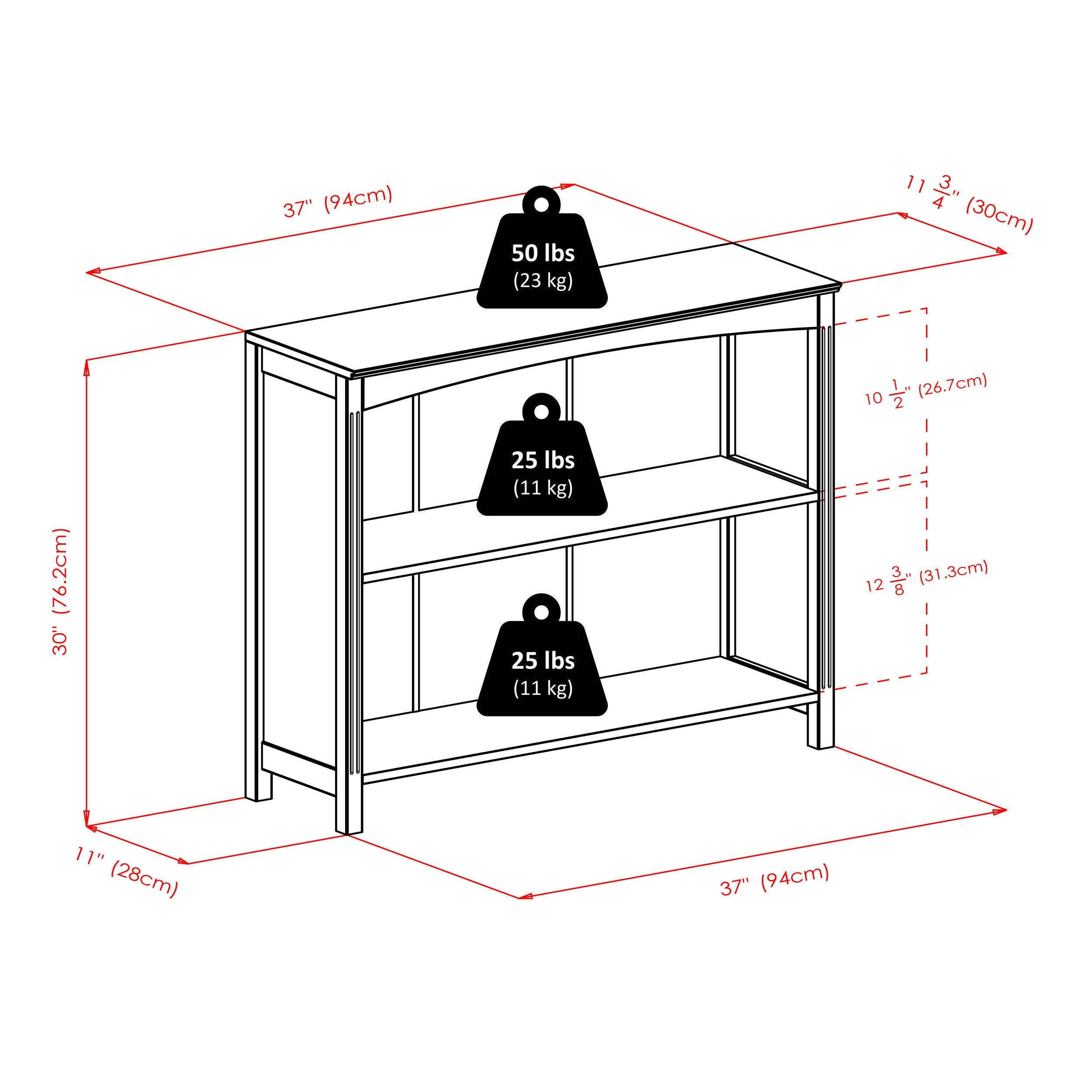 Espresso 5 Tier Storage Shelf S709542