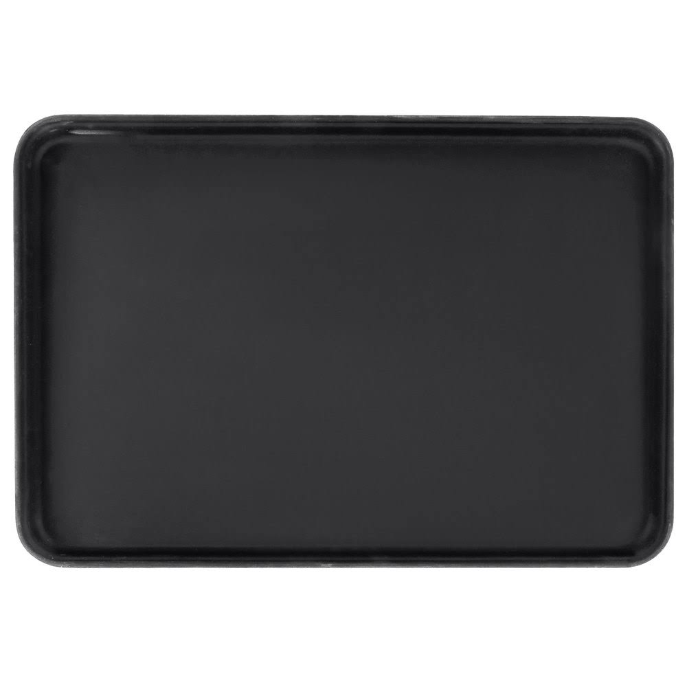 Black Non Skid Fiberglass Serving Tray U122545