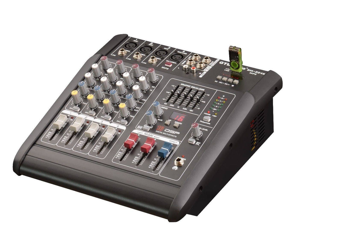 2000 Watt 4 Channel Powered Mixer Amplifier V91525