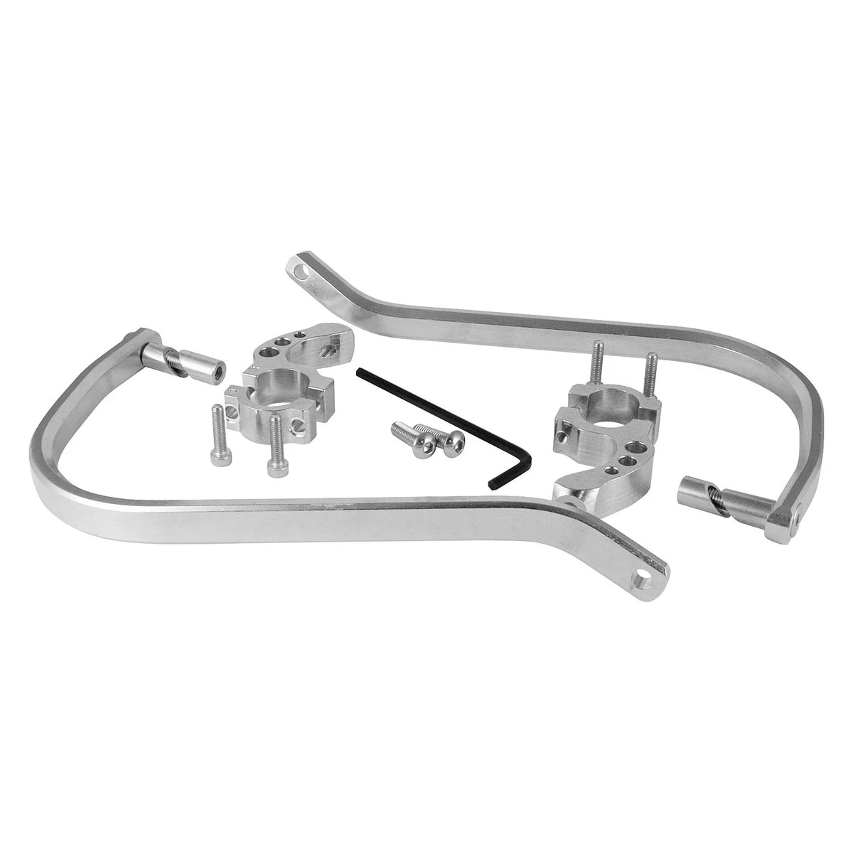 White Debris Deflectors for 1 1/8" Bars N155
