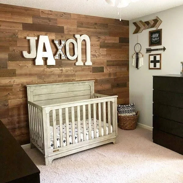 Reclaimed Wooden Wall Planks, Peel and Stick, 10 Sq. ft G876