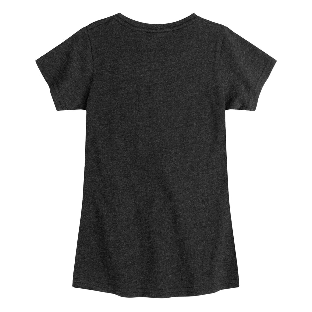 Toddler And Youth Girls Short Sleeve Graphic T-Shirt W9427