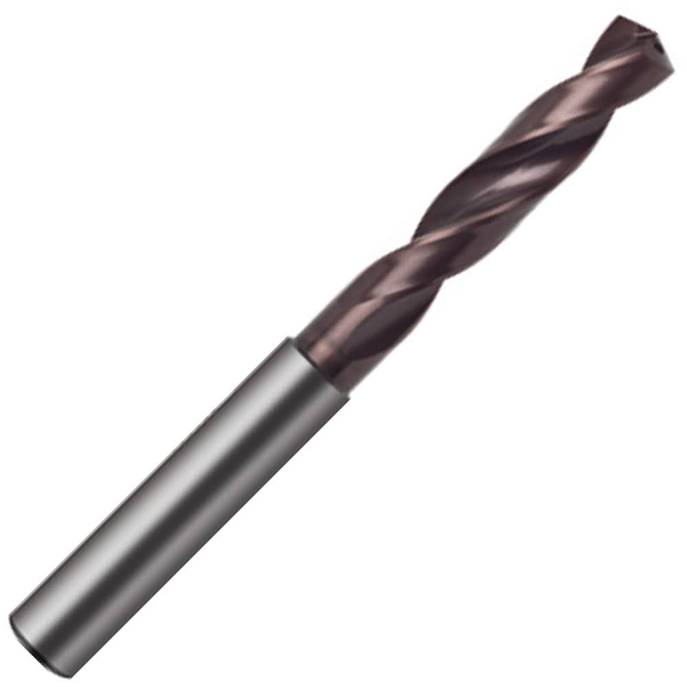 Carbide Coolant Fed Drill with Reinforced Straight Shank I8096