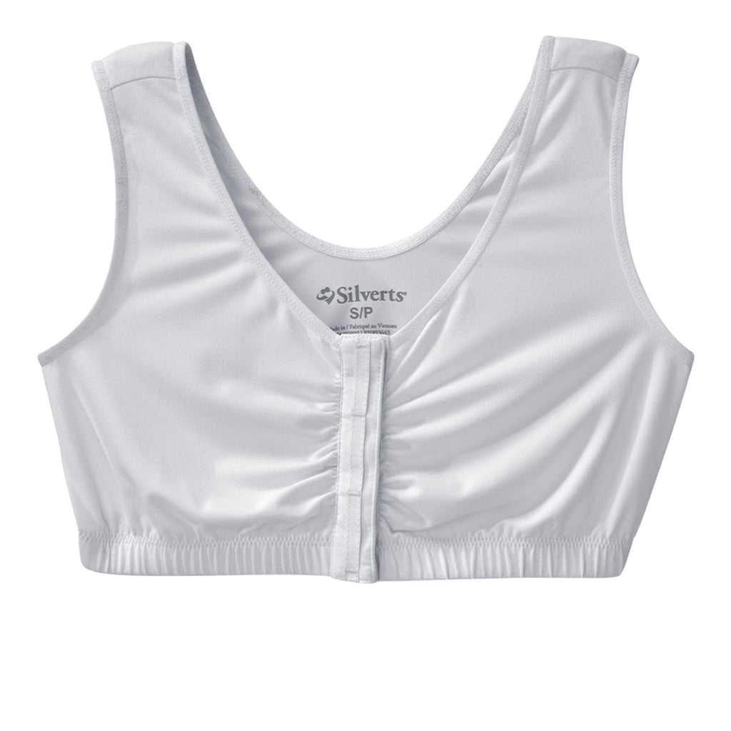 White Adaptive Front Closure Bra V997