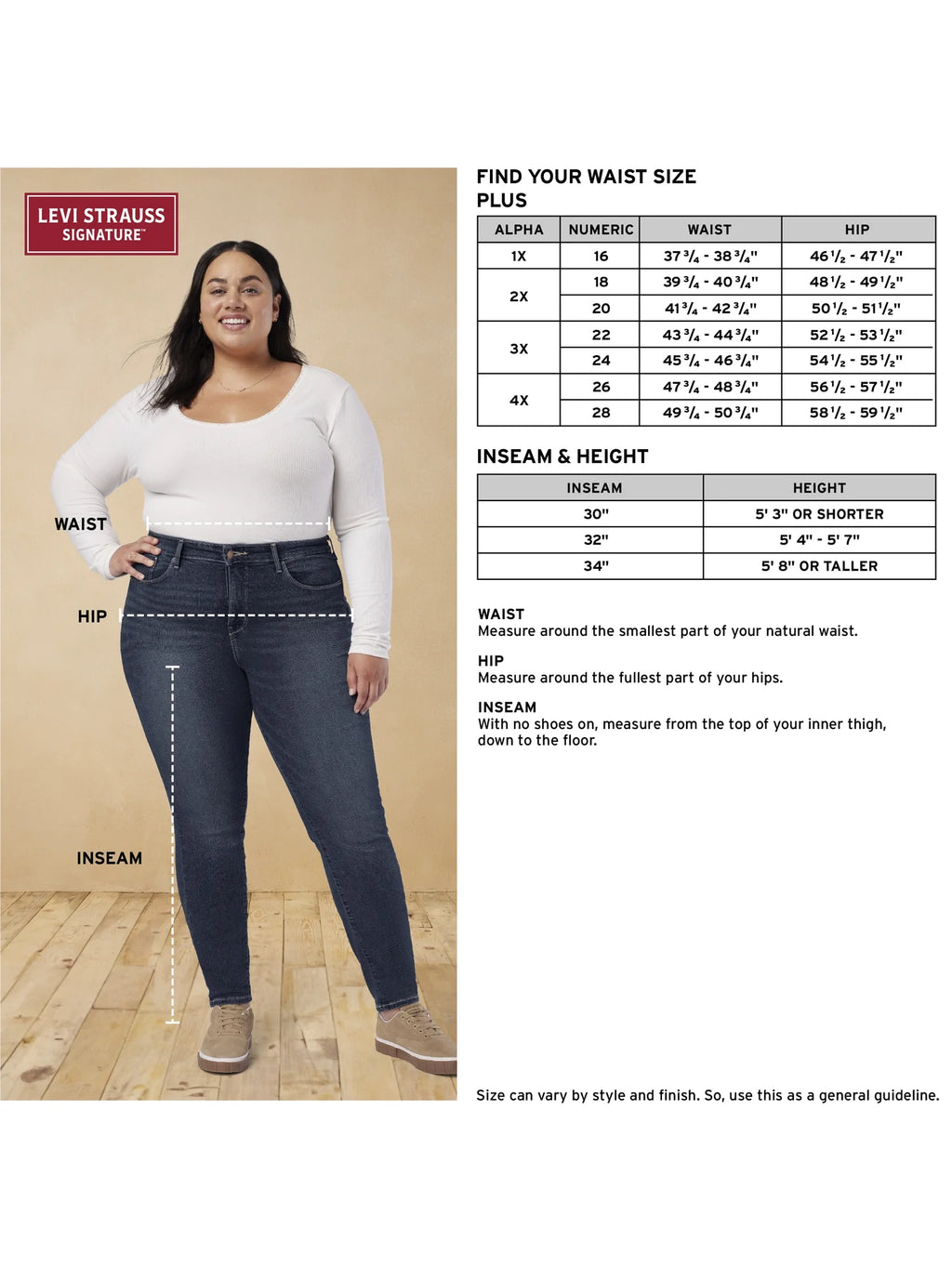 Women's Plus High Rise Skinny Jeans U407138