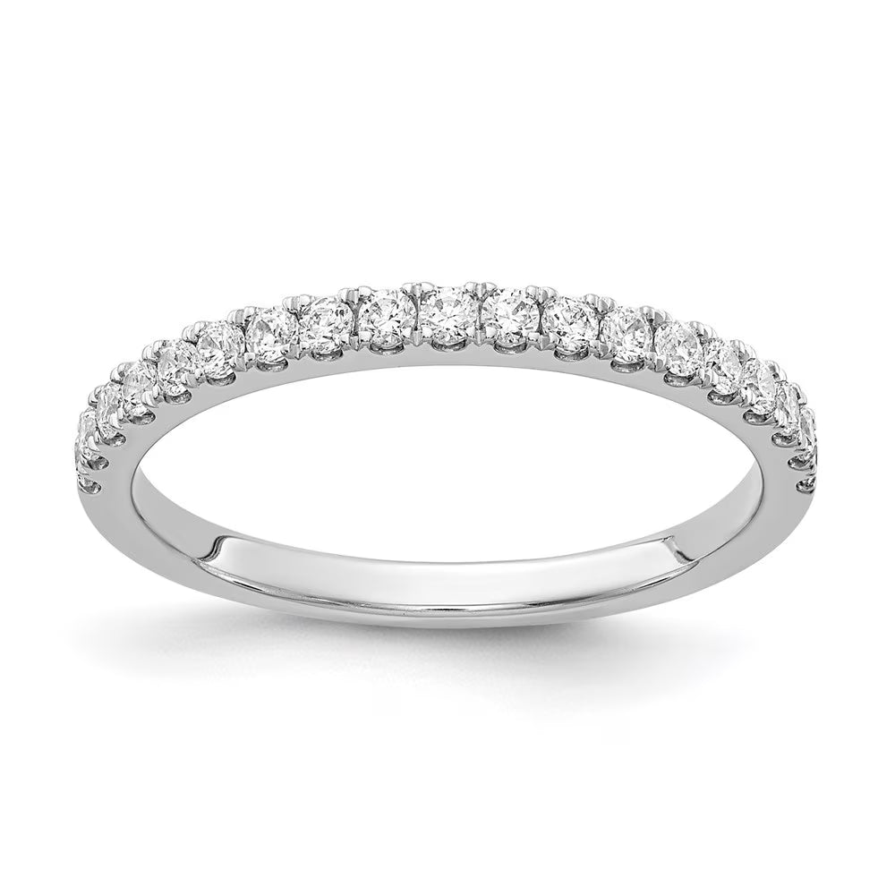 14k White Gold Lab Grown Diamond Band S82994