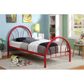 Red Full Metal Arch Bed F302786