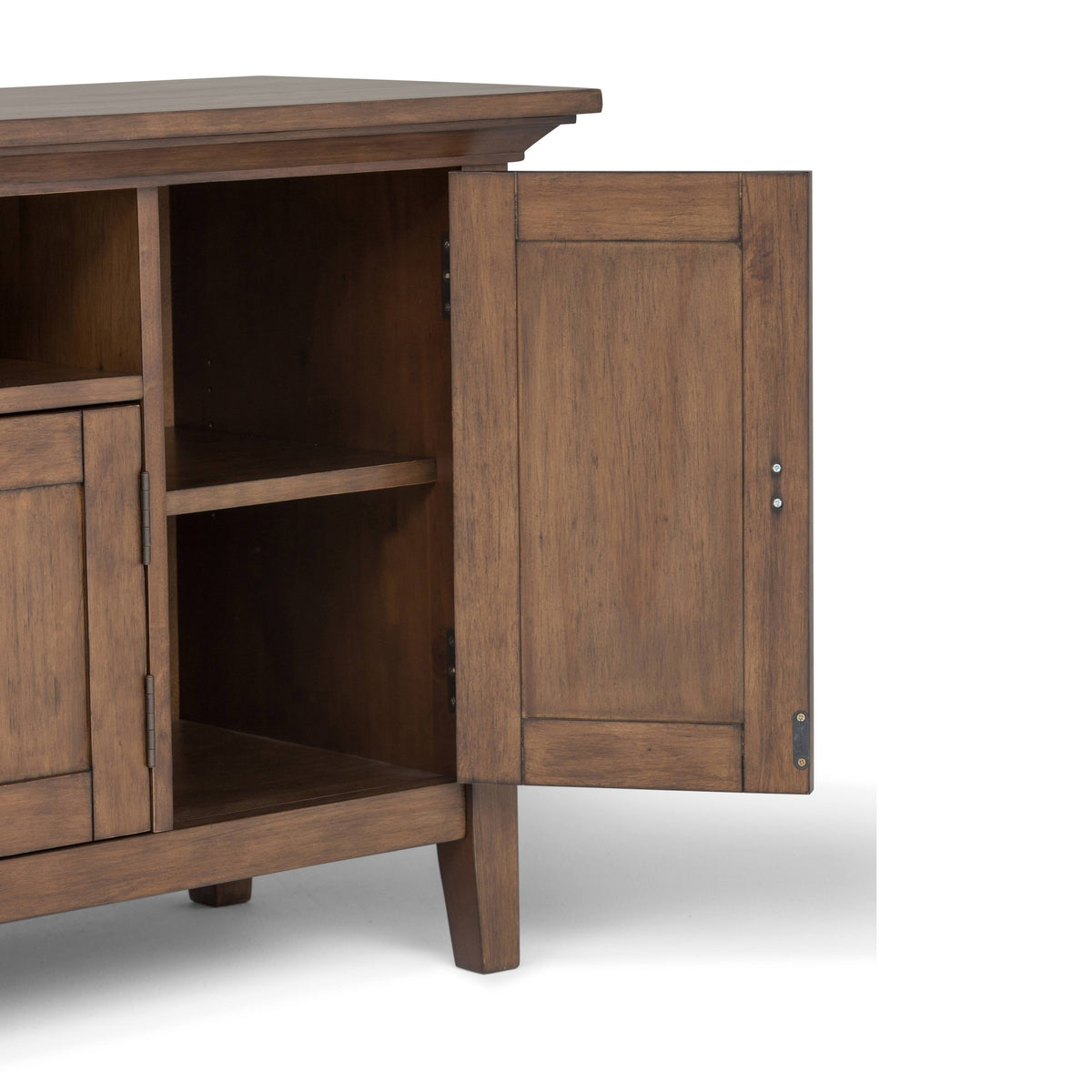 Solid Wood 72 inch Wide TV Media Stand - Black G358