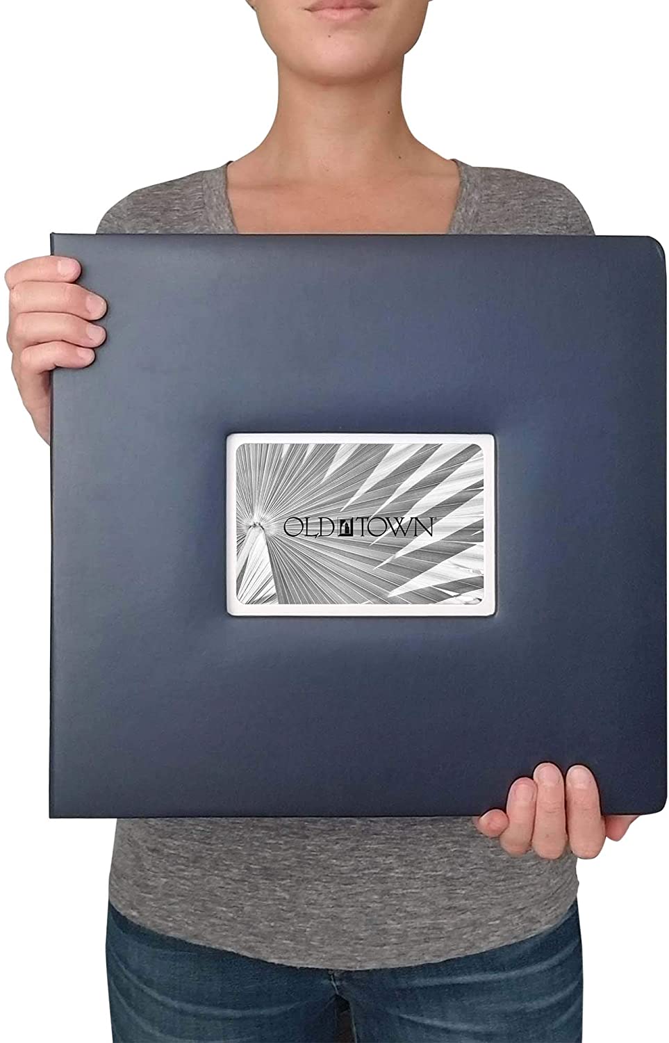 Bonded Leather Scrapbook 12x12 Navy M1364