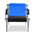 Blue And Black PU Leather Office Reception Chair U873488