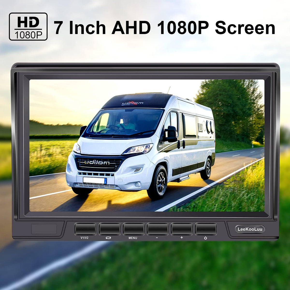7 Inch LCD Monitor HD Backup Camera Kit with IR Night Vision R254723