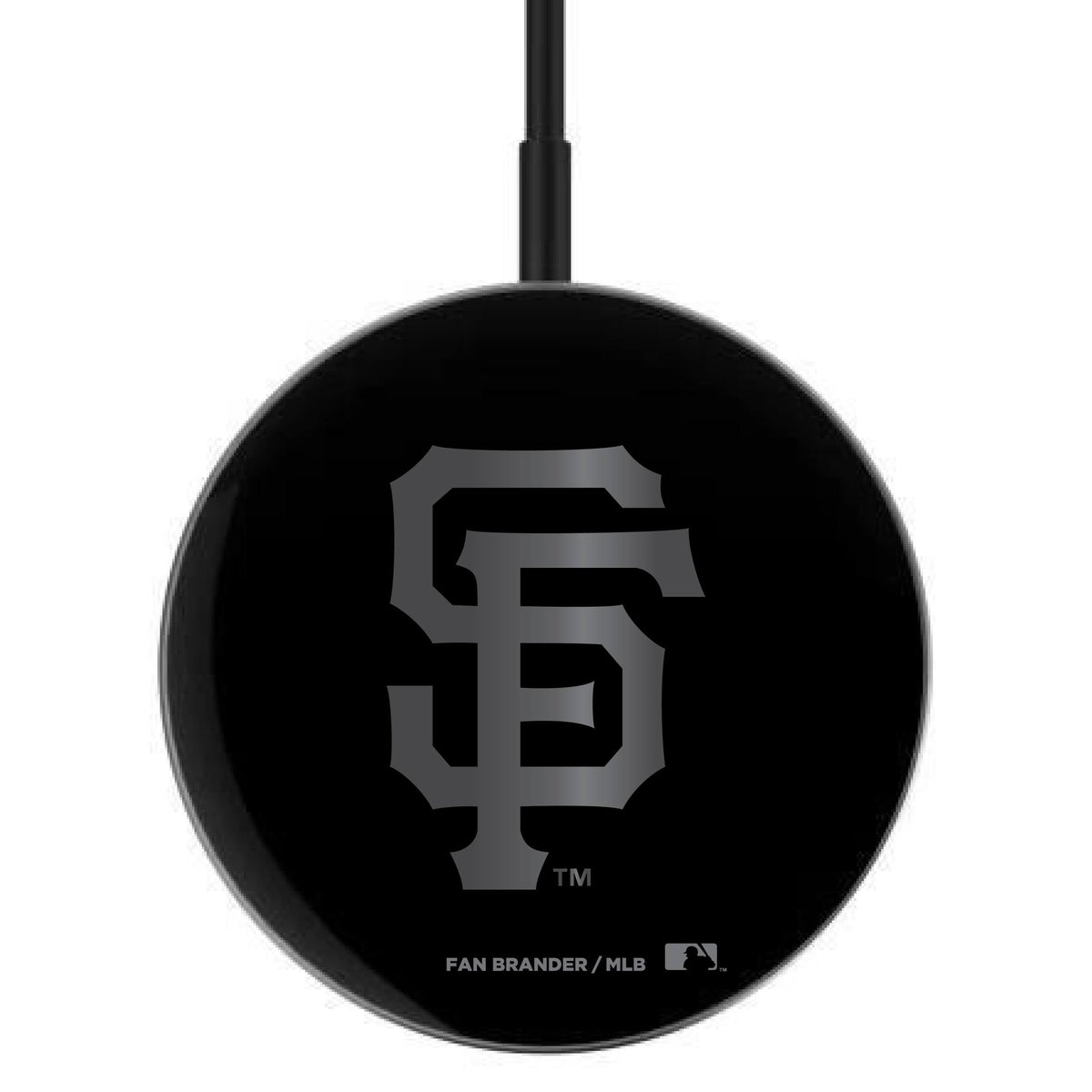Black San Francisco Giants MagSafe Compatible Wireless Charger R3484