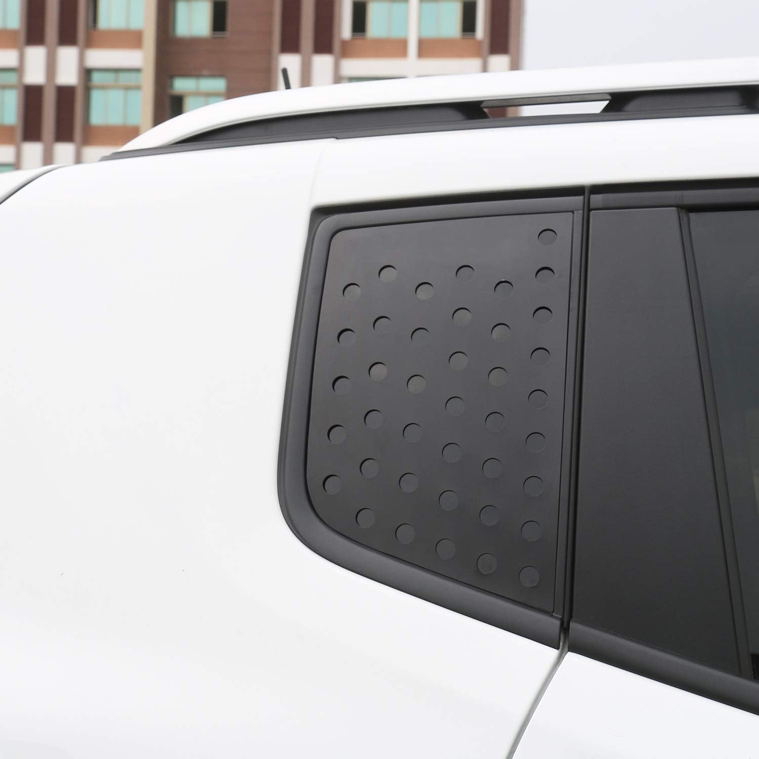 Car Front & Rear Window Triangle Glass Panel Cover Trim for Jeep Renegade 2015-2020 Pack of 2 Y829