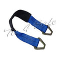 2 x 18 in. Axle Straps with Abrasive Sleeve & Delta Ring, Blue - 2 Piece A574034