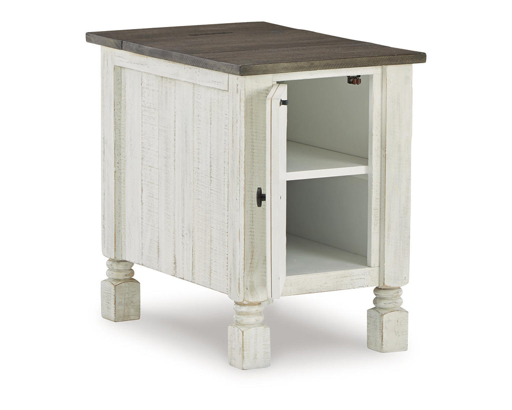 White/Gray Chairside End Table Z276561