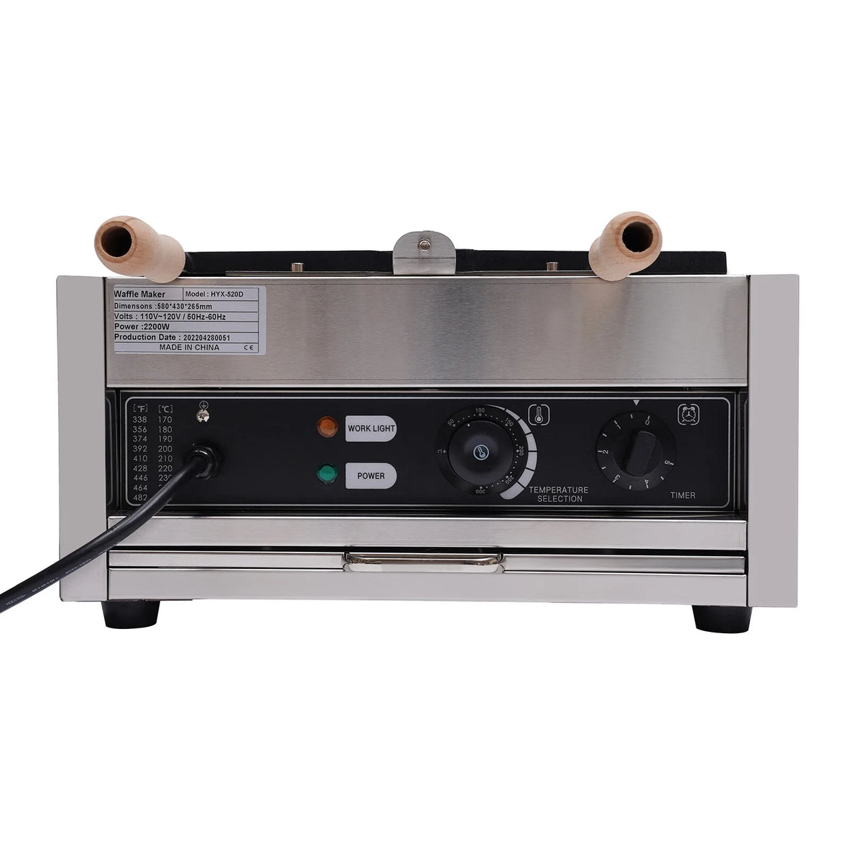 Stainless Steel Commercial Waffle Maker Y82838