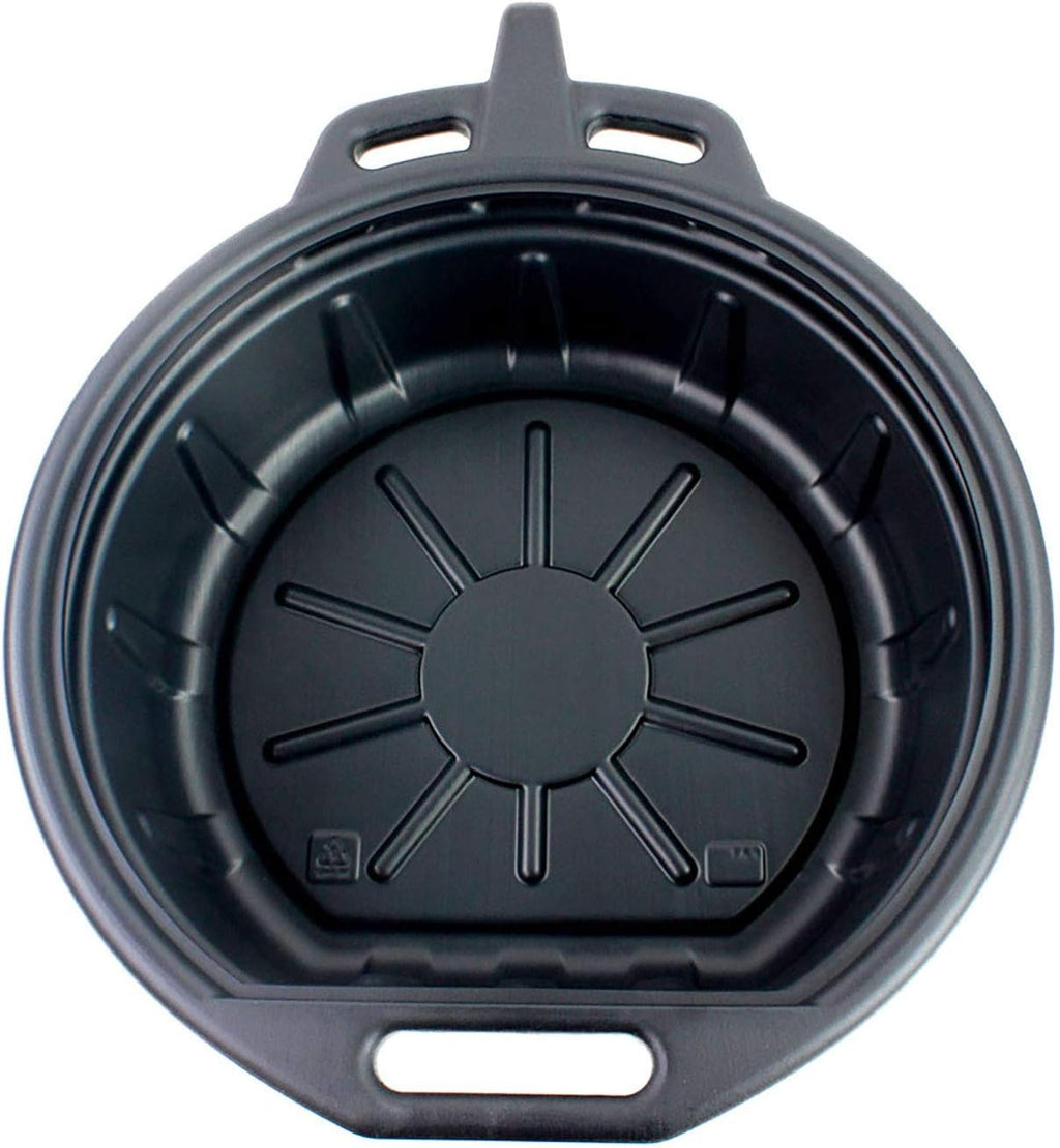 Black 2 Gallon Portable Oil Drain Pan G26448