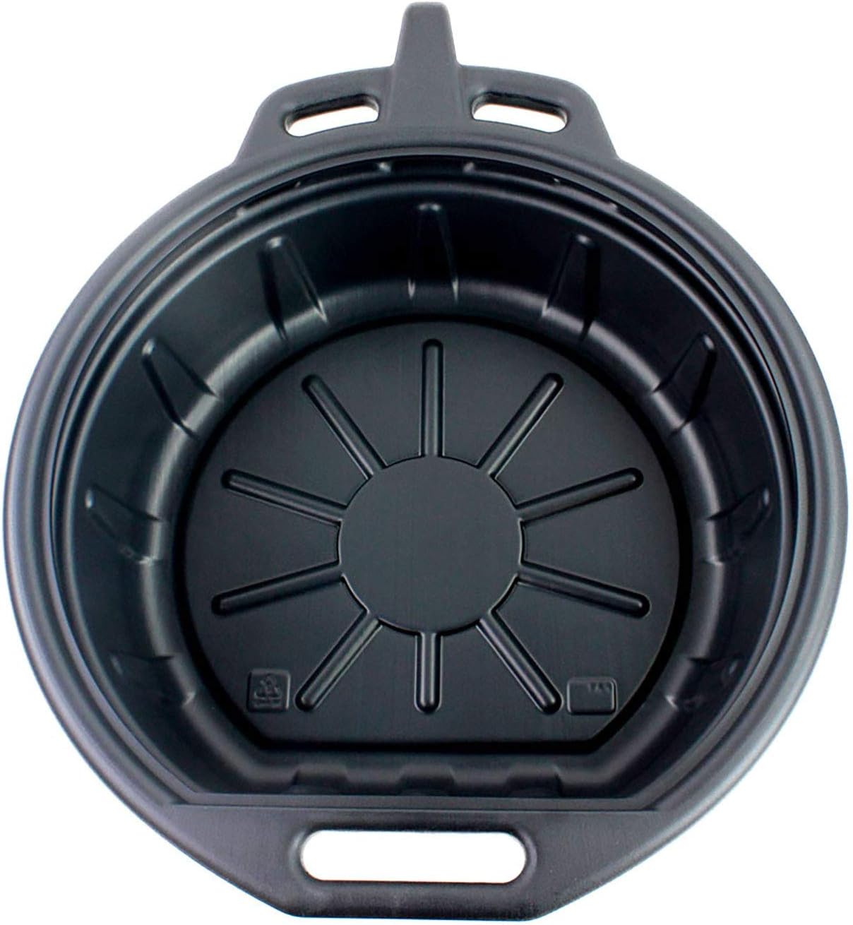 Black 2 Gallon Portable Oil Drain Pan G26448