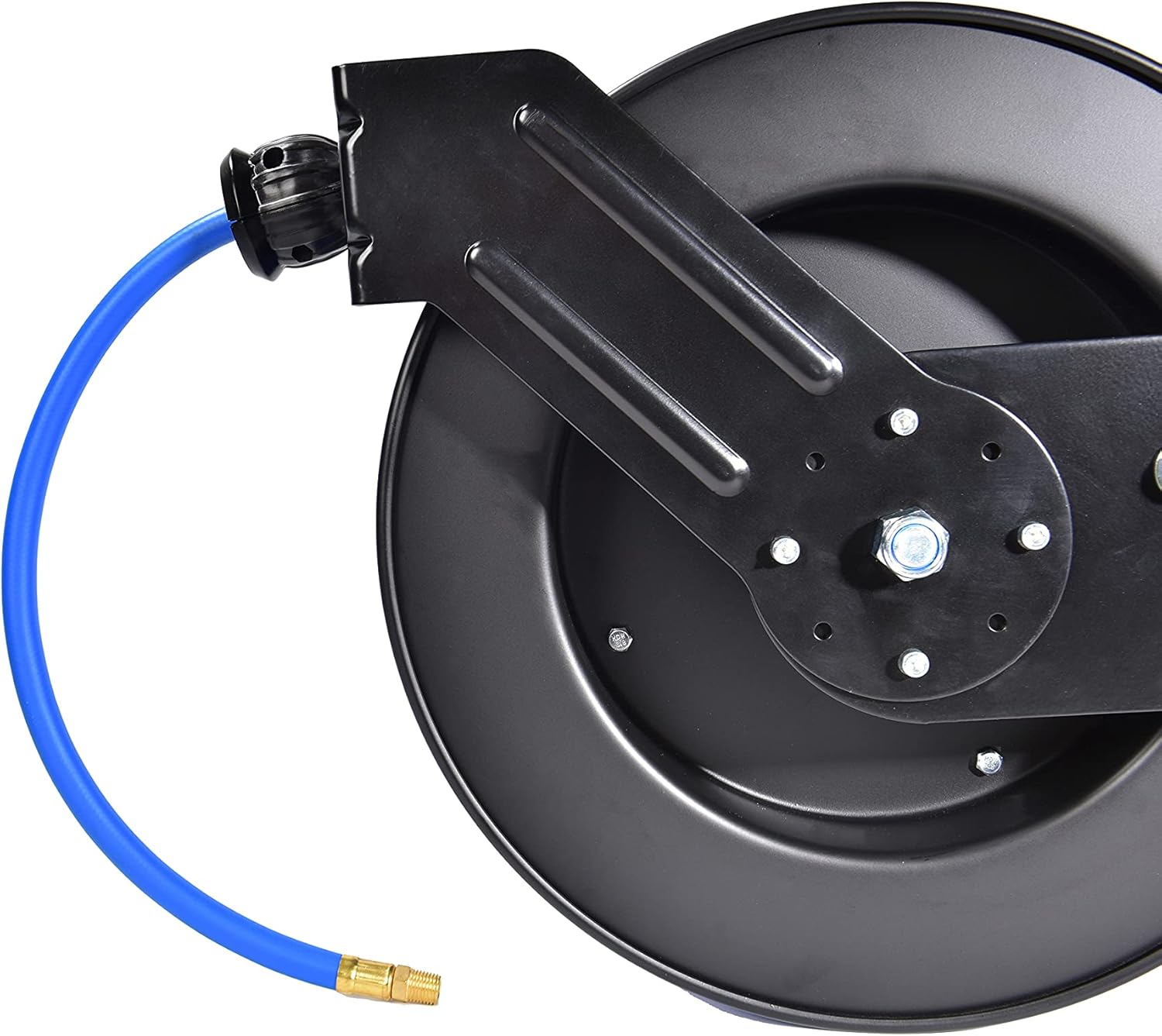 Heavy Duty Retractable Air Hose Reel Wall Mount 3/8" Hybrid Hose R647835