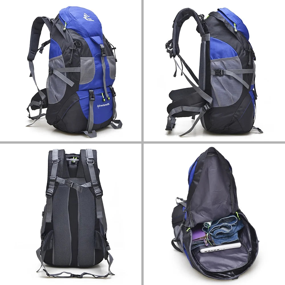 50L Water-resistant Hiking Backpack Daypack U603