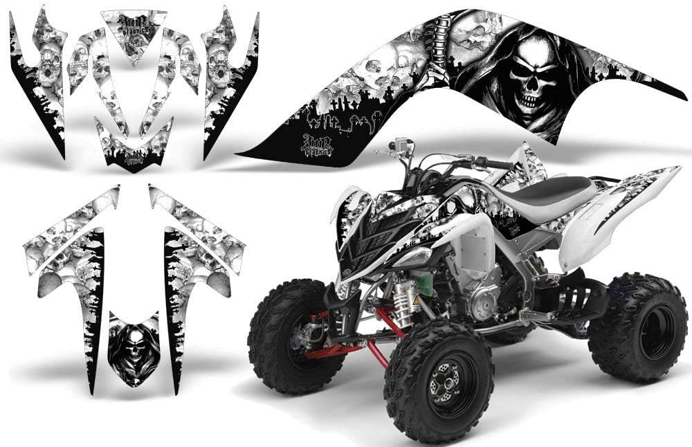 Reaper White ATV Graphics Kit Sticker Decal Q145
