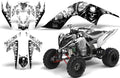 Reaper White ATV Graphics Kit Sticker Decal Q145