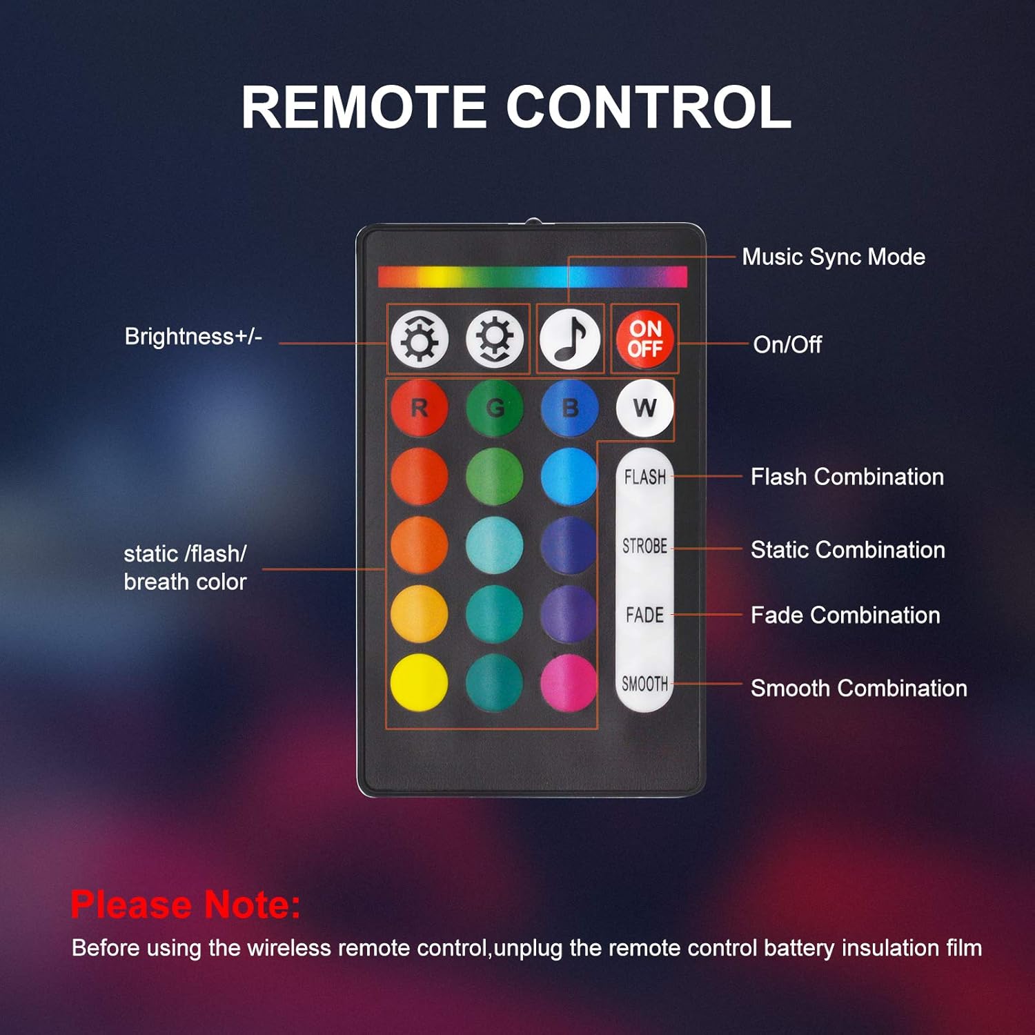 RGB 160 LEDs Phone APP Control Underglow Light Kit for Trucks Cars SUV ATV (10 Pods) Pack of 2 Q260
