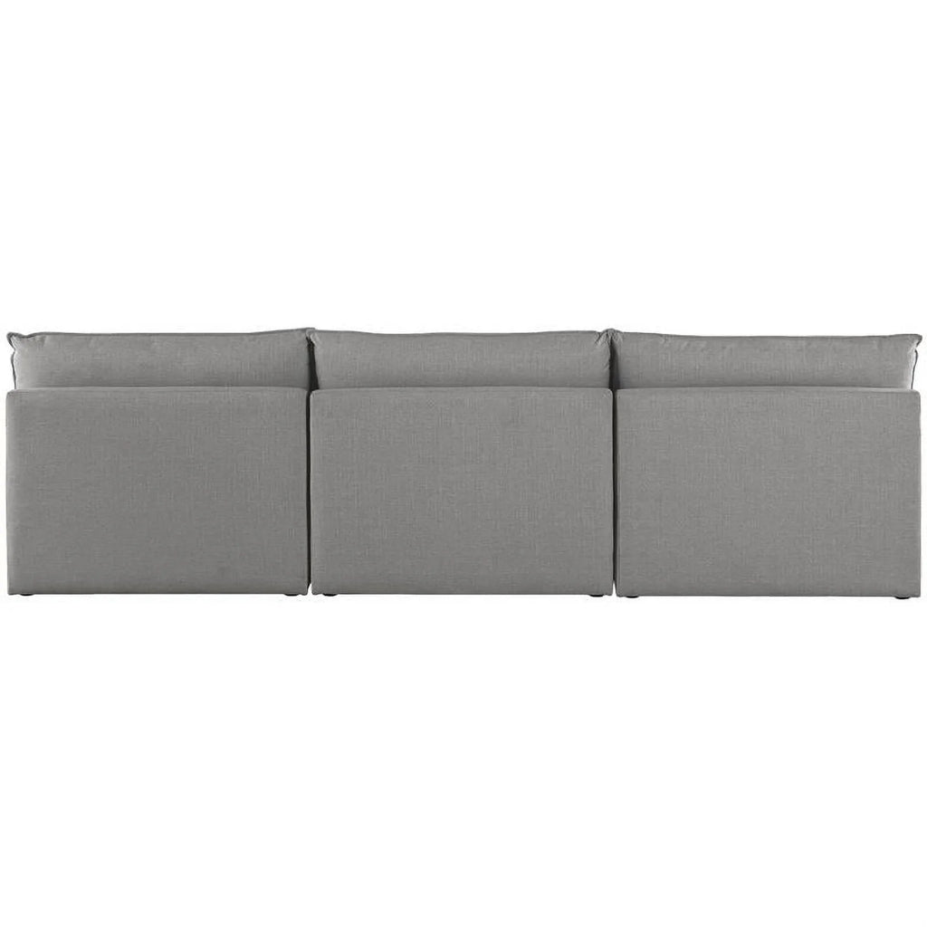 Grey Linen Textured Modular Sofa Q81416