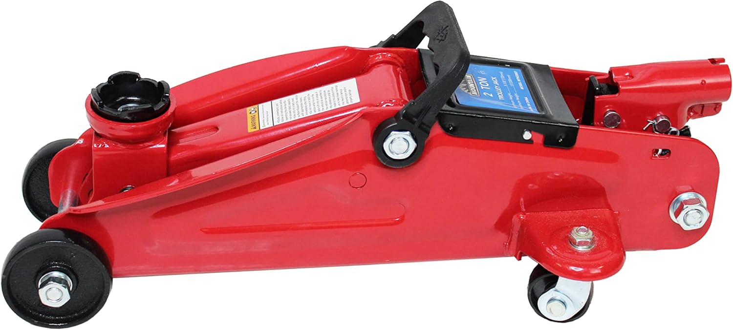 2 Ton Trolley Jack, 4,000 LB Capacity, Heavy Duty Steel, Pack of 2 Q7184