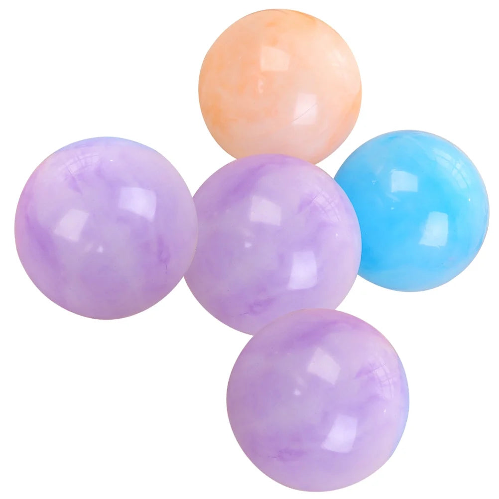 5pcs Plastic Bouncy Rubber Balls D255