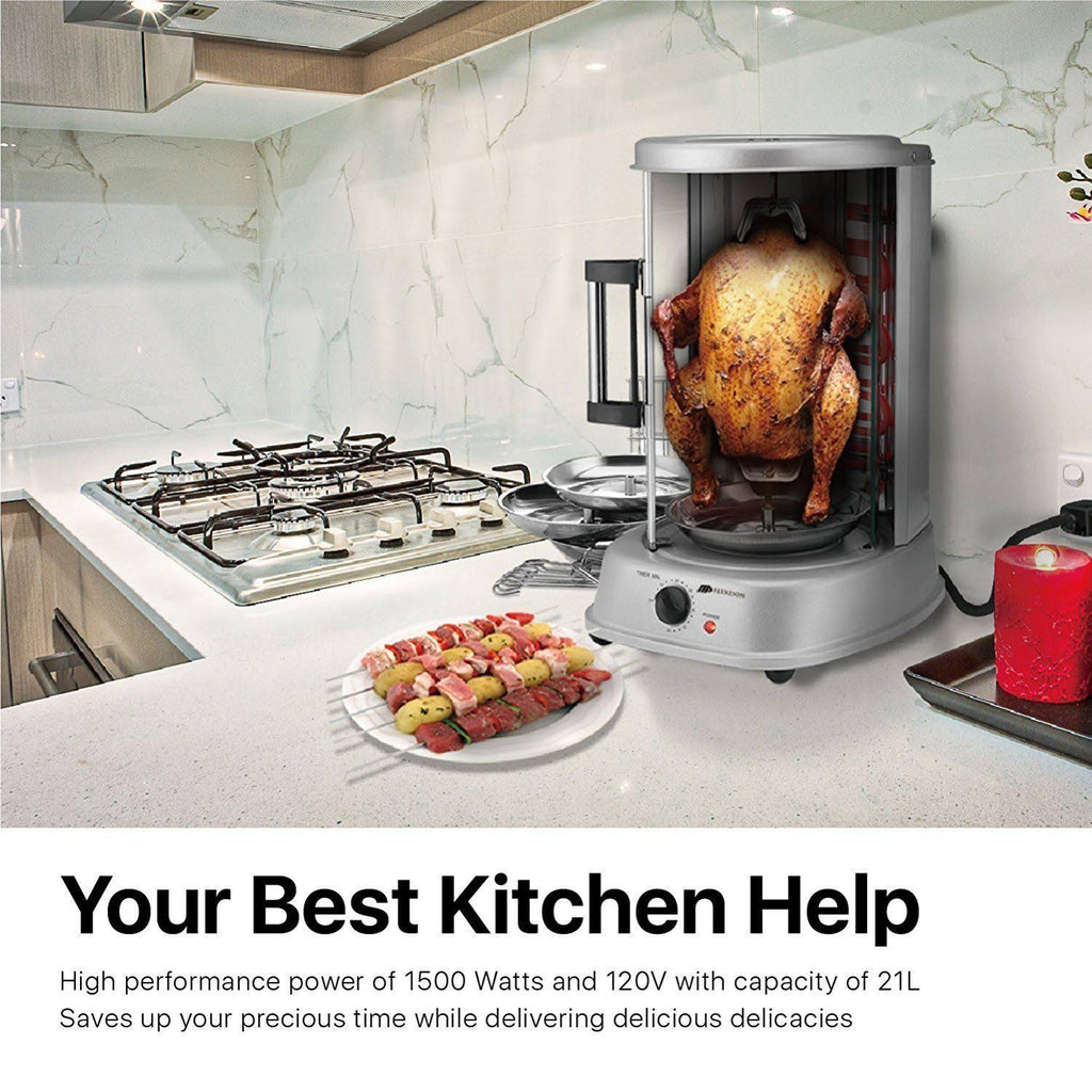 Vertical Tower Rotating Rotisserie Oven Grill S477863