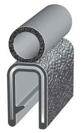 Trim Seal with Alum Clip, 0.33 in W, 100 ft U9770