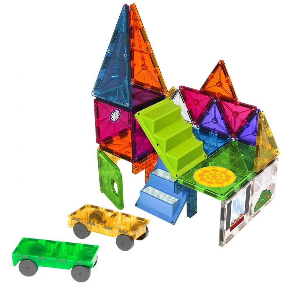 28 Piece Mixed Colors House & Car Expansion Set F1131