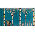 Blue Green Canvas Print of Painting X971959