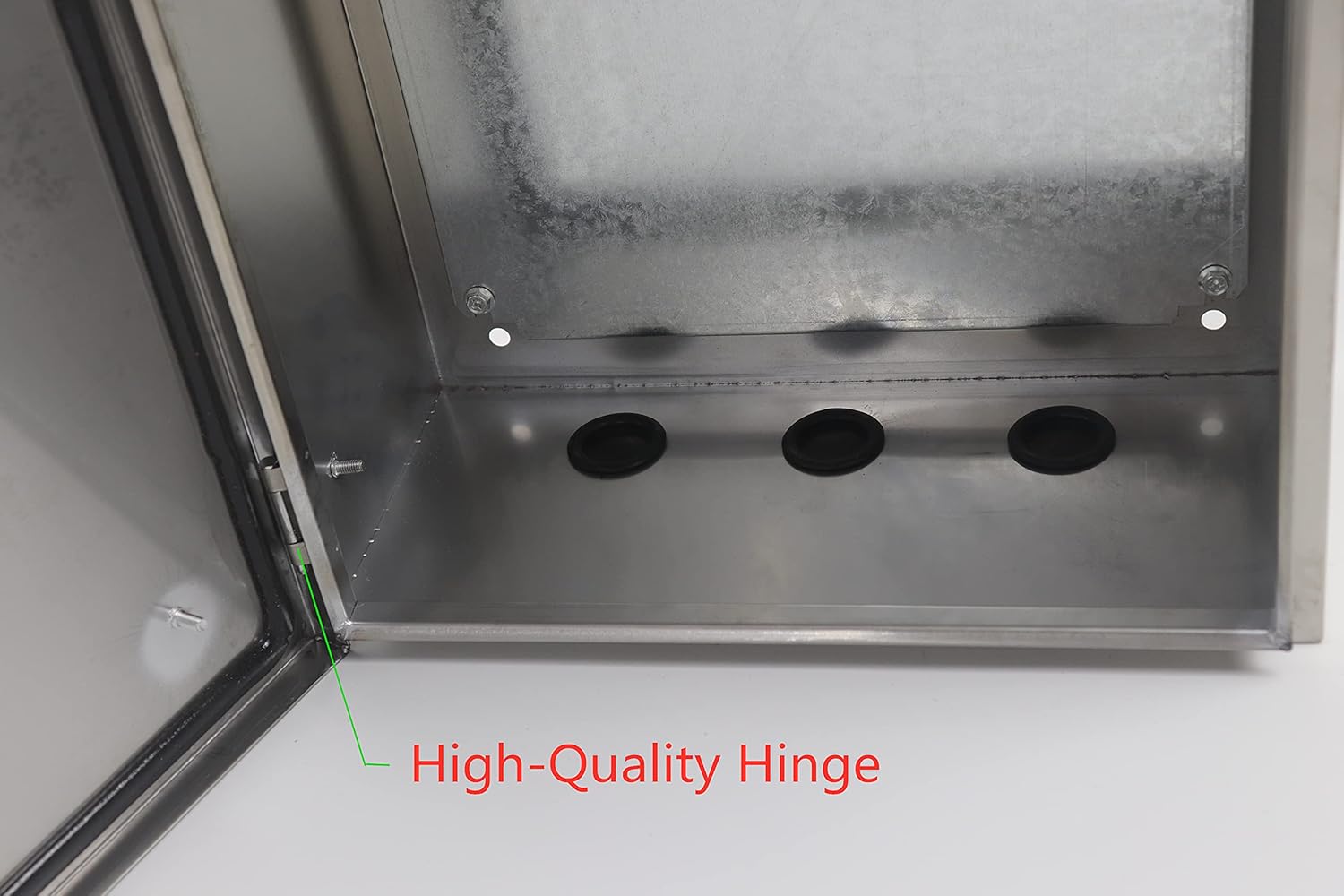 304 Stainless Steel Electrical Enclosure Box 20'' x 16'' x 8'' with Mounting Plate N915