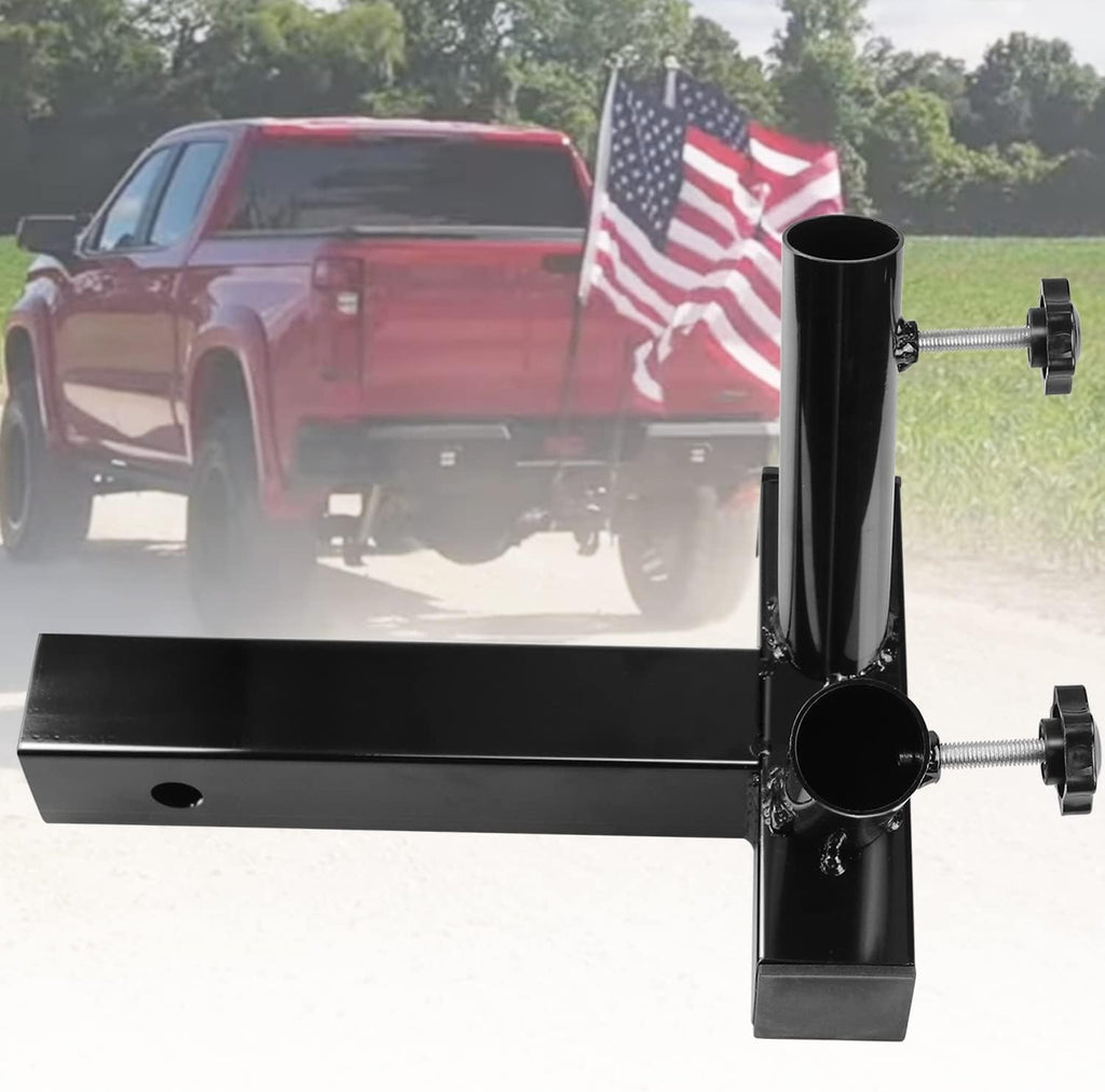 Dual Flagpole Holder for 2-Inch Hitch Receivers B956459