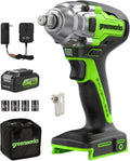 24V Cordless 1/2 Inch Brushless Impact Wrench Kit with 4.0Ah Battery & Charger E76455