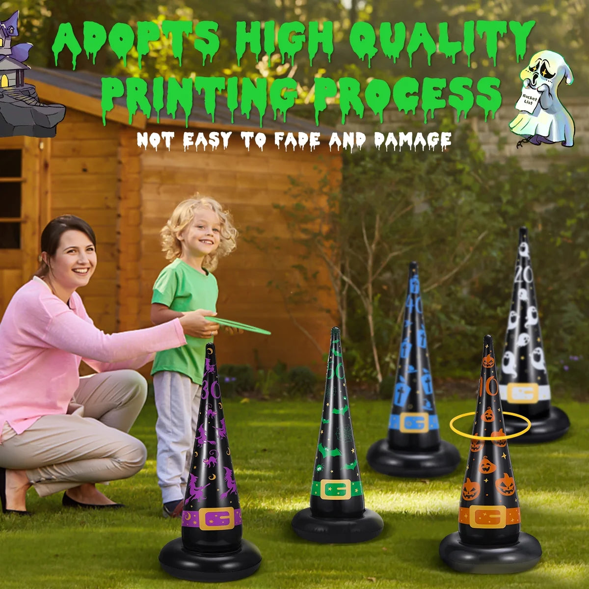 Halloween Ring Toss Games Decorations Inflatables Supplies D983199