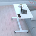 Height Adjustable Overbed Table with Locking Casters W8661