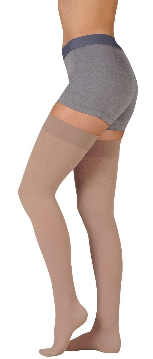 Dynamic Thigh High Compression Stocking with Silicone Band A14228