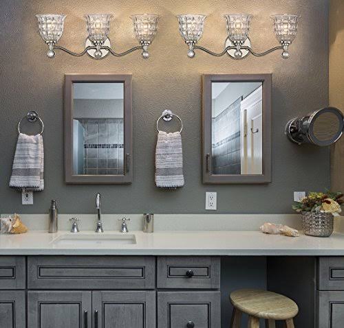 Polished Nickel 2 Light Bath Bar M95206