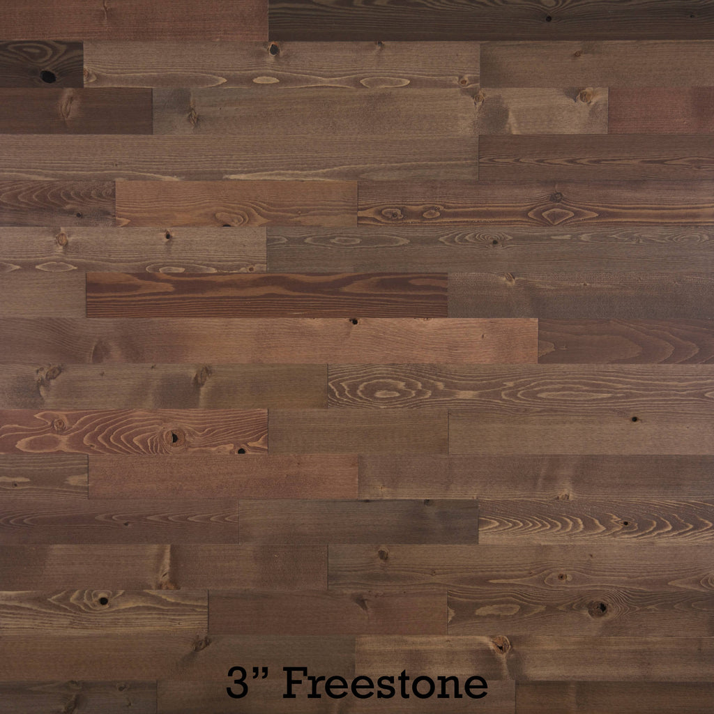 Reclaimed Wooden Wall Planks, Peel and Stick, 10 Sq. ft G876