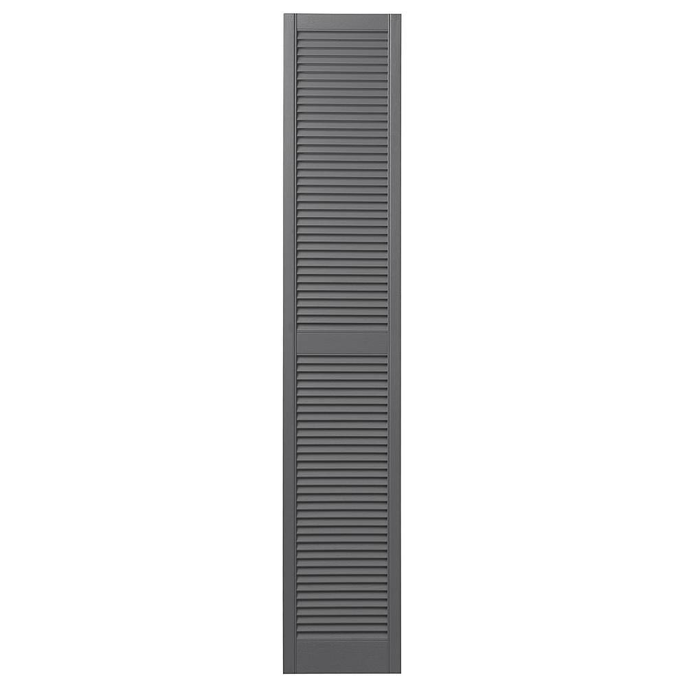 Gray Louvered Shutter K749