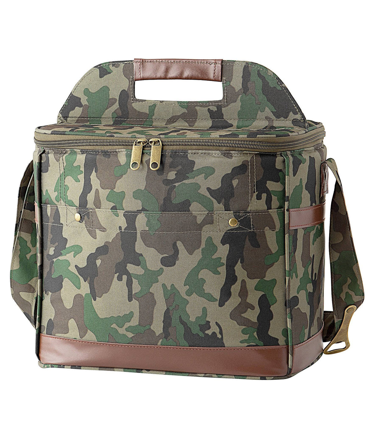 Green 12 Pack Camo Cooler T49773